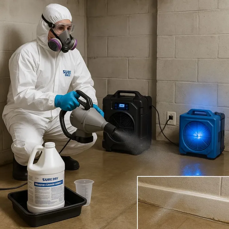 Sanitization and Odor Removal process in Vinalhaven, ME